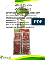 Vitalit Suero Rehidratante Vitaminado