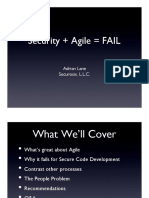 Security+AgileFAIL OWASP - PPT