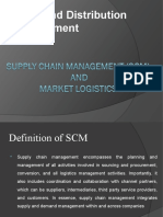 Market Logistics and SCM