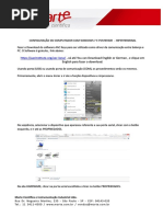 Manual Balança AD - Guia Rápido Comunicação com Windows 7 via Hiper Terminal