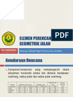 Rek. Geometrik Jalan - 3 - Elemen Perencanaan, Bagian Jalan, Jarak Pandang