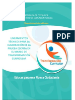Lineamientos Prueba Escrita PDF