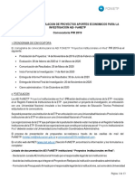 Bases y Formularios para La Presentacion de PIR 2019 PDF