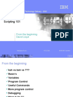 Scripting 101: From The Beginning David Lloyd
