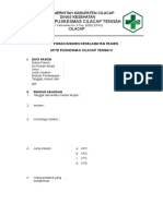 Form Pelaporan Kejadian Insiden Keselamatan Pasien