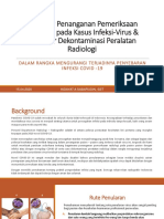 Prosedur Pemeriksaan Kasus infeksi-COVID19 - Mengurangi Terjadinya Penyebaran Infeksi Di Radiologi PDF