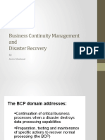 Business Continuity Management