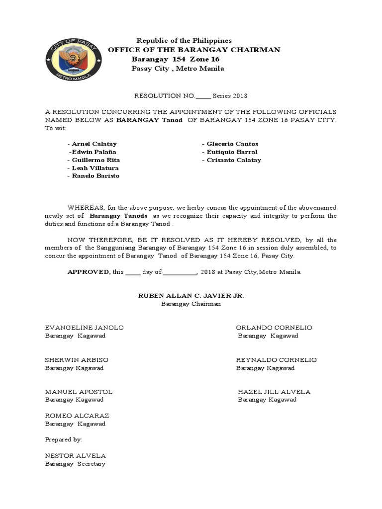 Appointment of Officials | PDF | Philippines | Government Information