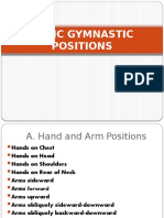 Basic Gymnastic Positions