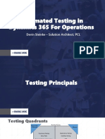 AXUG - D365FO Automated Testing - Distribute PDF