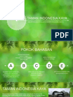 Taman Indonesia Kaya Dan Berbagai Masalah Konservasi Di Dalamnya