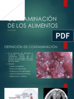 Contaminación de Los Alimentos