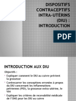 FMP Dispositifs Contraceptifs Intra-Utérins (DIU) 15 Et 16 Mars 2014