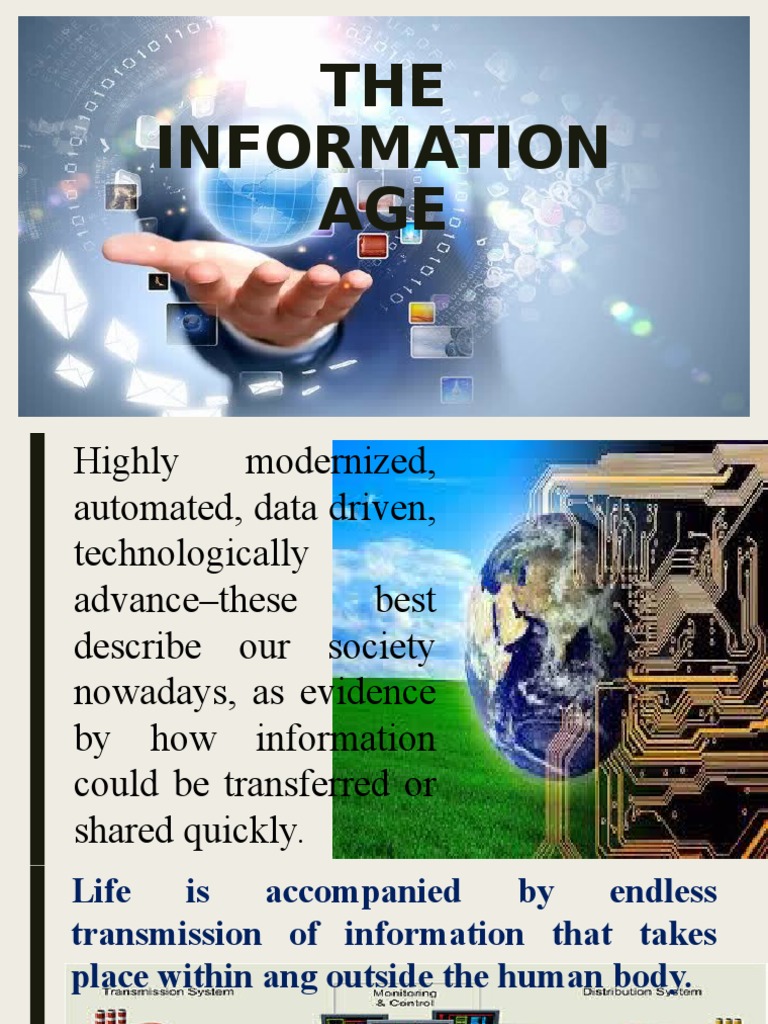 The Dawn of the Information Age A Look at the Revolutionary Changes