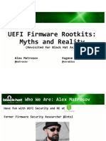 Asia 17 Matrosov The UEFI Firmware Rootkits Myths and Reality