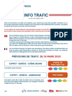 Le trafic du Léman Express va être réduit à cause de l'épidémie de coronavirus