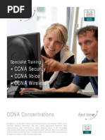 CCNA Security CCNA Voice CCNA Wireless: Specialist Training