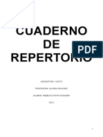 Cuaderno de Repertorio PDF