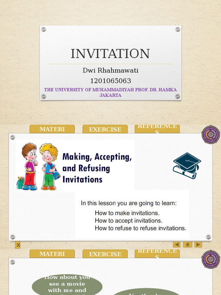 Materi Invitation Kelas 11 SMK | PDF