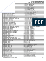 FCM WECS-9520 Failure Table - Build081