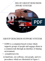 Applications of Group Descision Support System