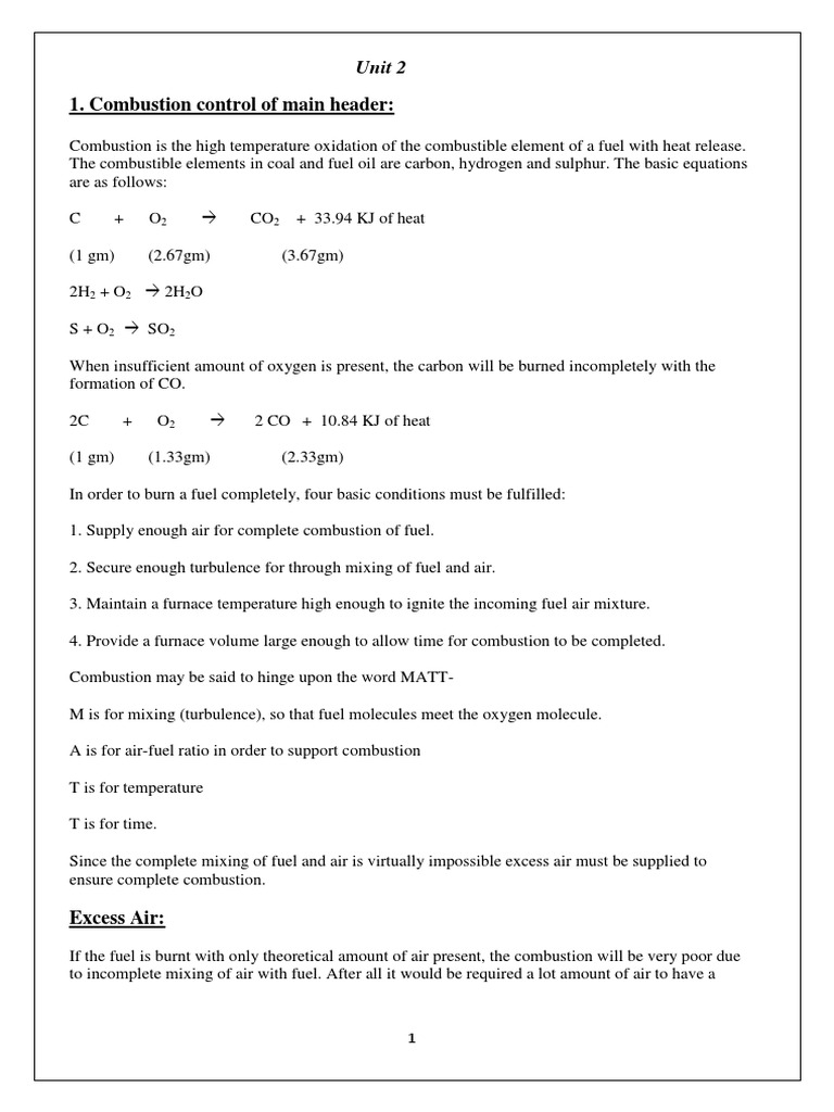 Combustion Control in Power Plants | PDF | Combustion | Boiler