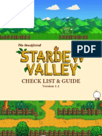 Unofficial SDV Checklist&Guide