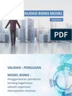 Validasi Bisnis Model PDF