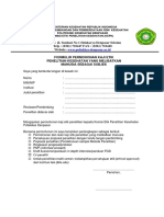 Formulir Permohonan Kaji Etik PDF