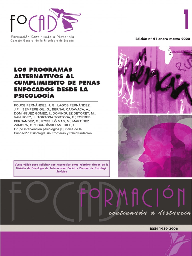 Programas Alternativos de Penas en Psicología | PDF | La violencia ...