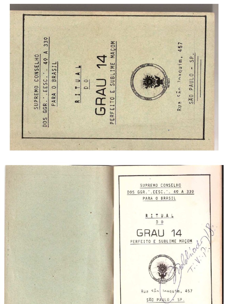 Reaa Ritual Do Grau 14 Perfeito e Sublime Maom PDF | PDF