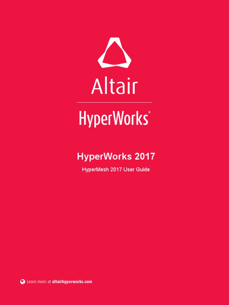 HyperMesh 2017 User Guide PDF | PDF | Menu (Computing) | Graphical User ...