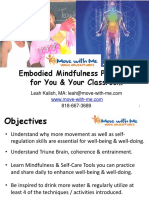 CAEYC - 2018 Embodied Mindfulness For You Your Classroom PDF