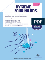 Coronavirus Covid 19 Print Ads Good Hygiene Is in Your Hands - 0 PDF