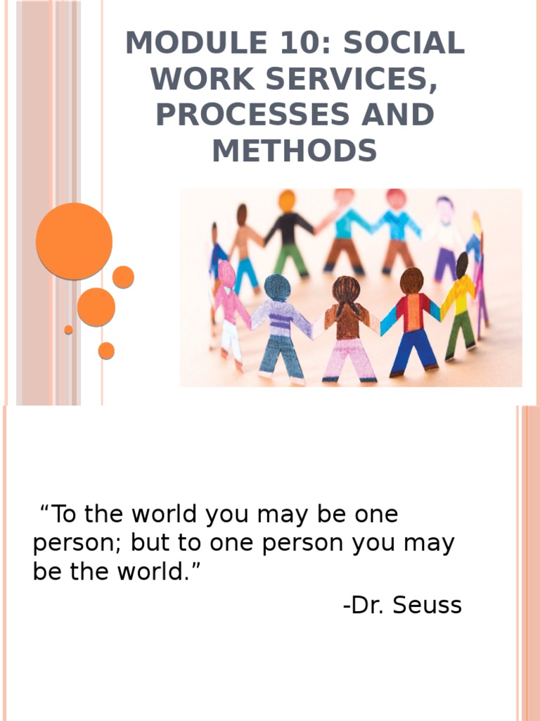 Social Work Processes and Methods PDF Social Work Community