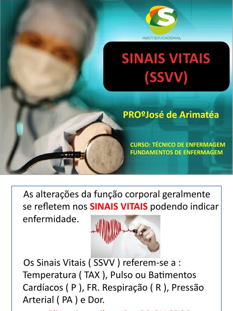 SSVV. Tudo o que você precisa saber sobre Sinais Vitais!