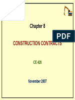 Construction Contracts 2007 PDF