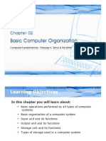 Computer Fundamentals Chapter: Basic Operations and Organization