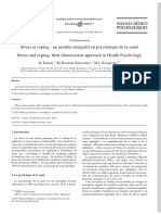 Stress Et Coping Un Modele Integratif en PDF