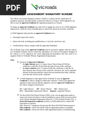 41 Modified Car Engineering Certificate Victoria  Best Free