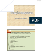 Análise de Processos Químicos (Relembrando) Balanço de Massa (Ou Material) - PDF Download Grátis