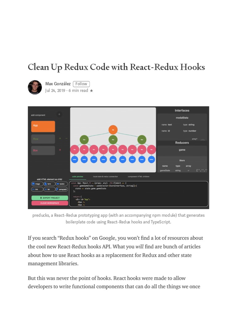 Optimize Redux with React-Redux Hooks | PDF | Areas Of Computer Science ...