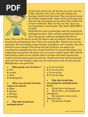 Reading Comprehension For Beginner And Elementary Reading Comprehension Exercises 59087 Doc Learning