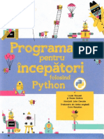 Programare Pentru Incepatori Folosind Python - Rosie Dickins, Louie Stowell PDF