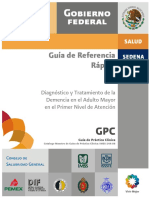 Demencia Adulto Mayor Guia Rapida PDF