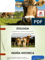 Etologia Bovina y General