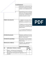 Instrumento de Evaluacion Programa Capacitacion