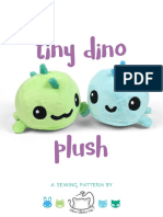 Tiny Dino Plush Sewing Pattern1 PDF
