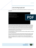 PathSolutions Why Does The First Ping Usually Fail