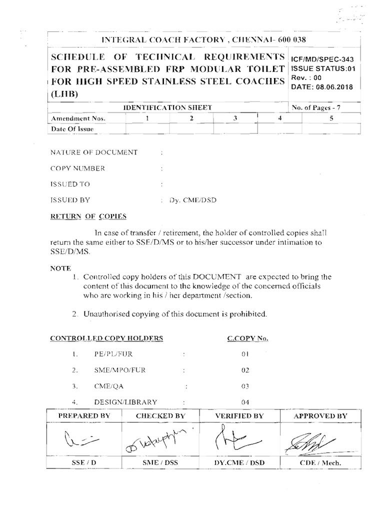 MDTS Spec 343 Rev. 00 | PDF